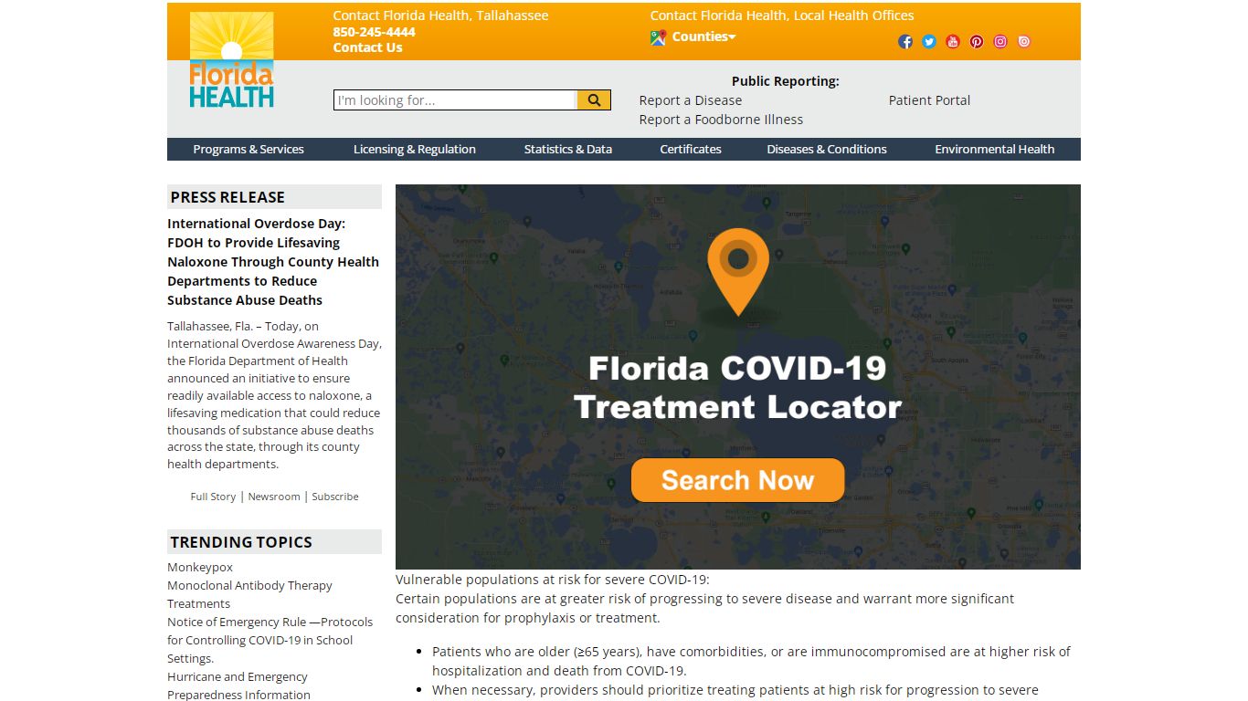 State of Florida Department of Health - Vital Statistics APPLICATION ...